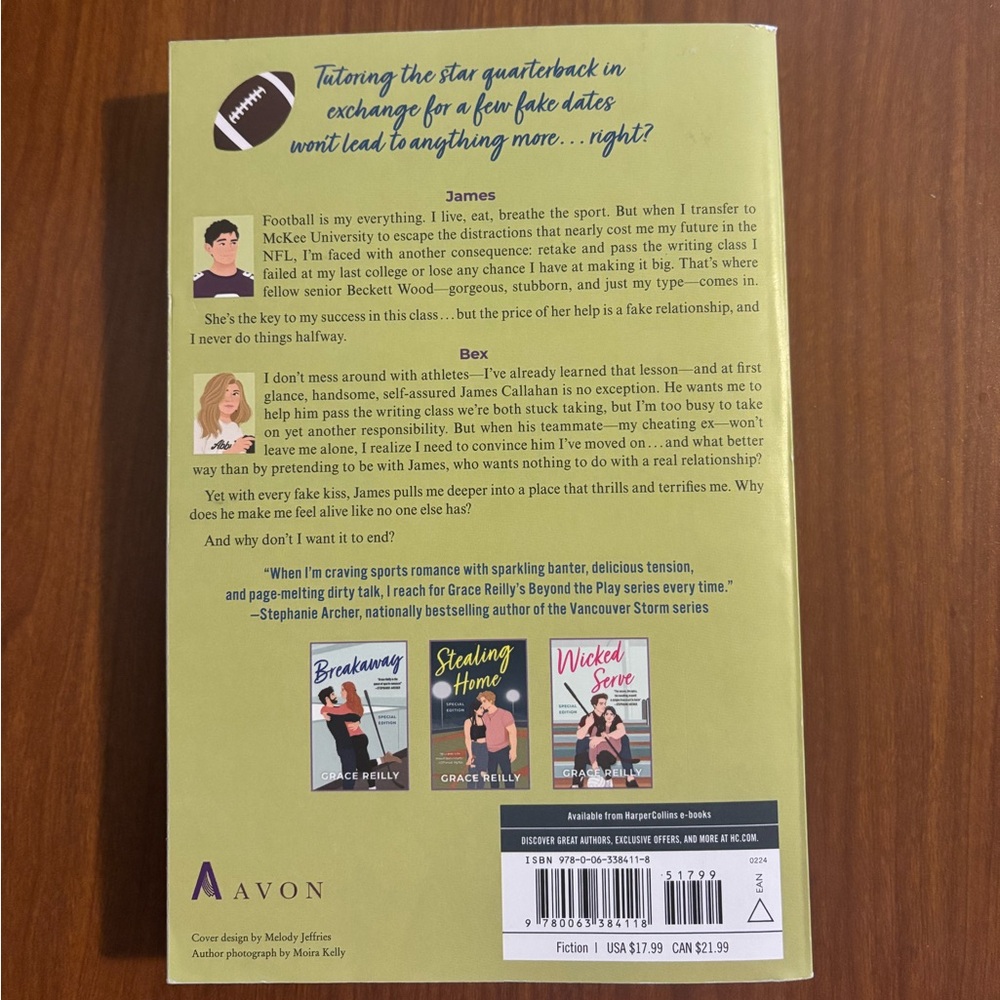 First Down by Grace Reilly - Adult Romance Paperback Book - Special Edition - Picture 5 of 6